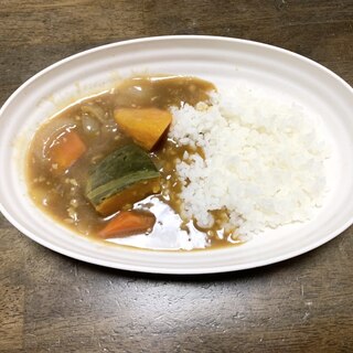 カレーレシピ　かぼちゃ入りカレー